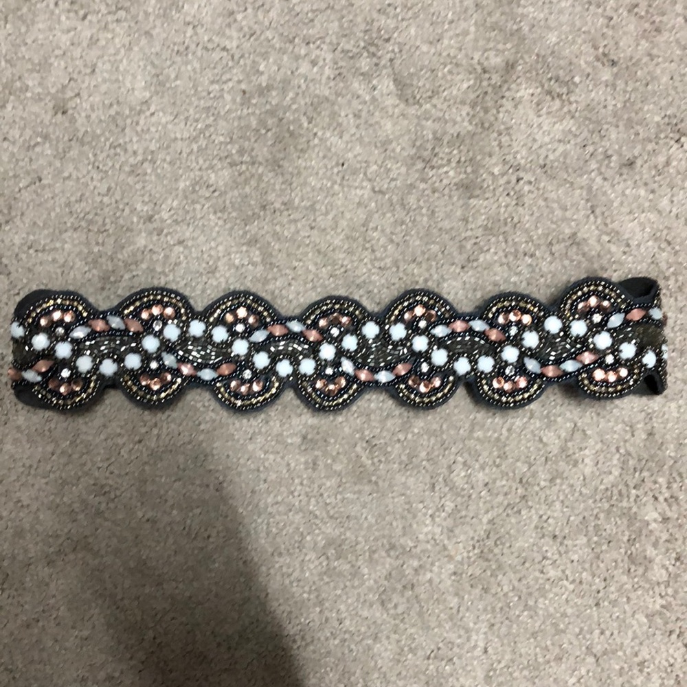 Anthropologie Beaded Belt